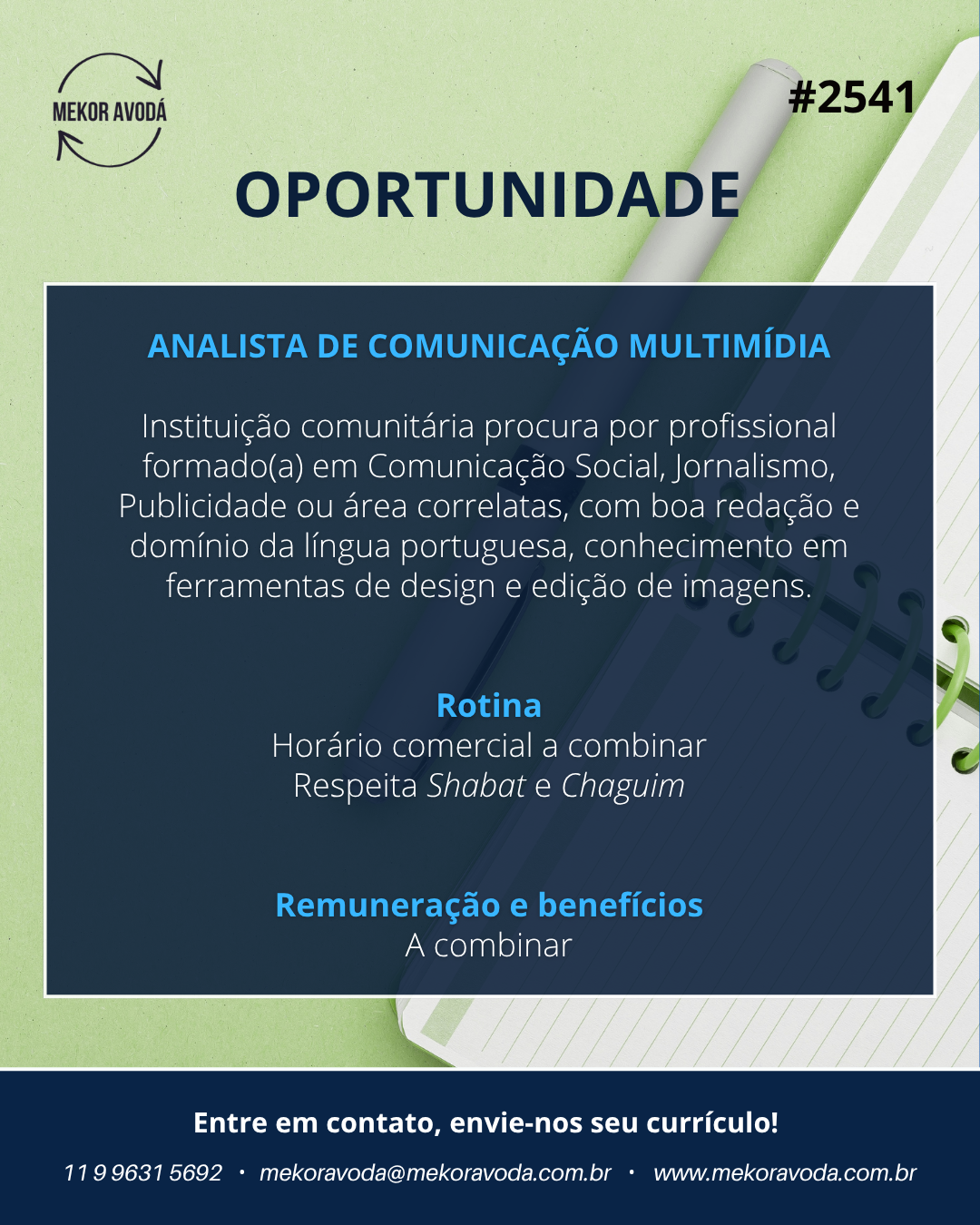 2541 – Analista de Comunicação Multimídia
