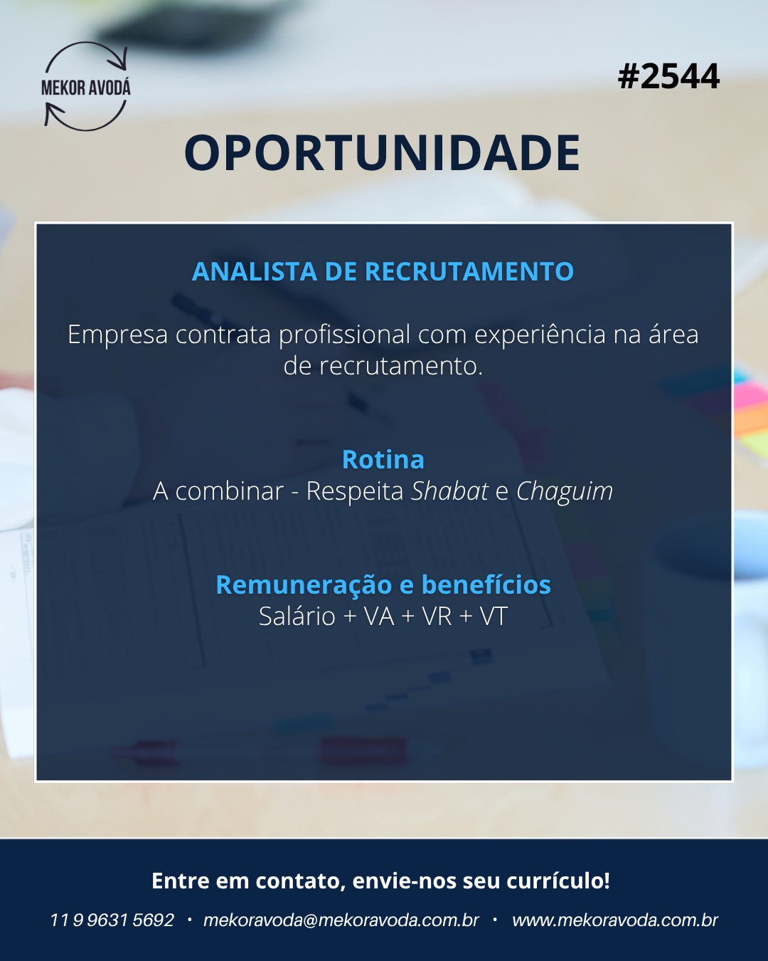 2544 – Analista de Recrutamento
