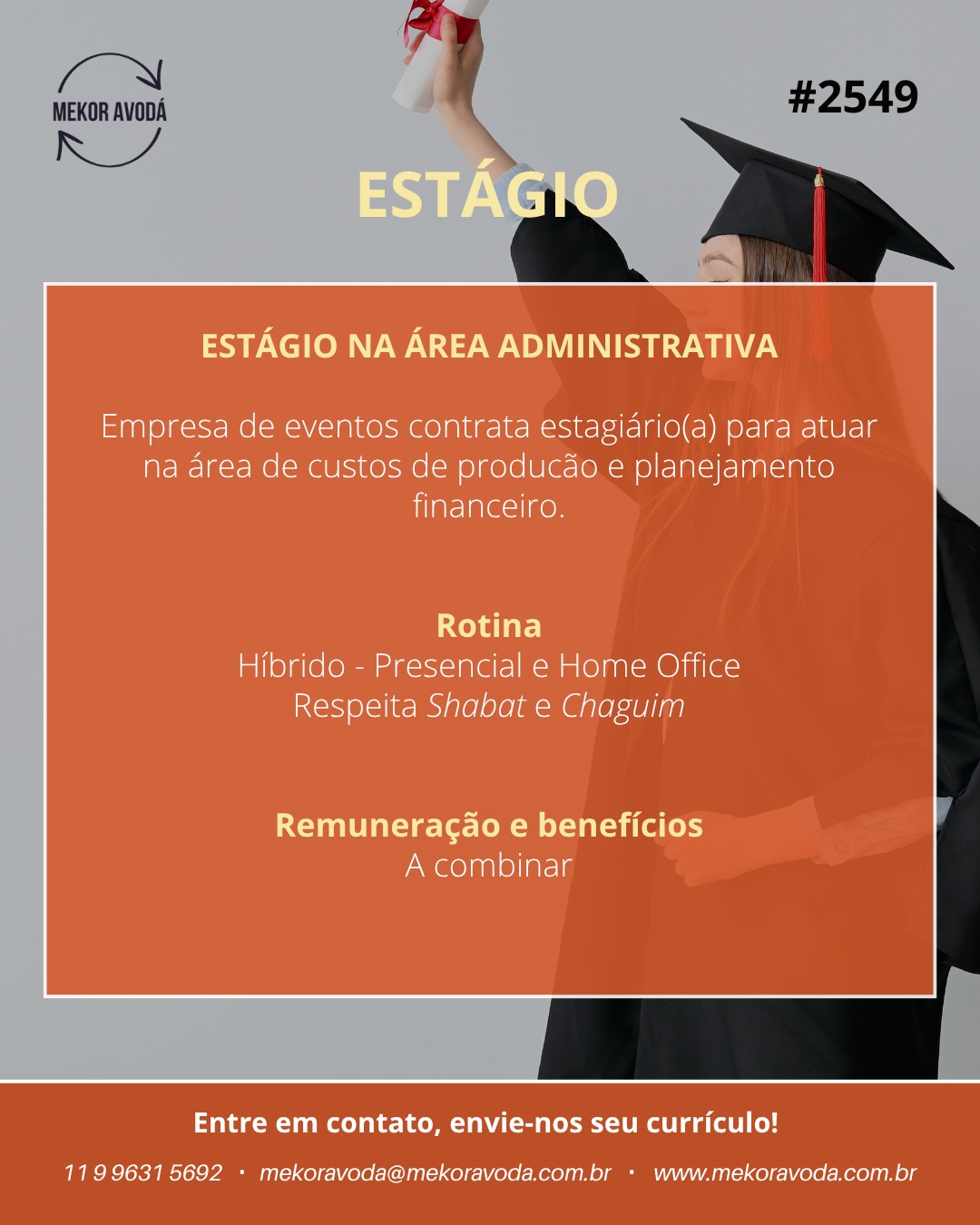 2549 – Estágio na Área Administrativa