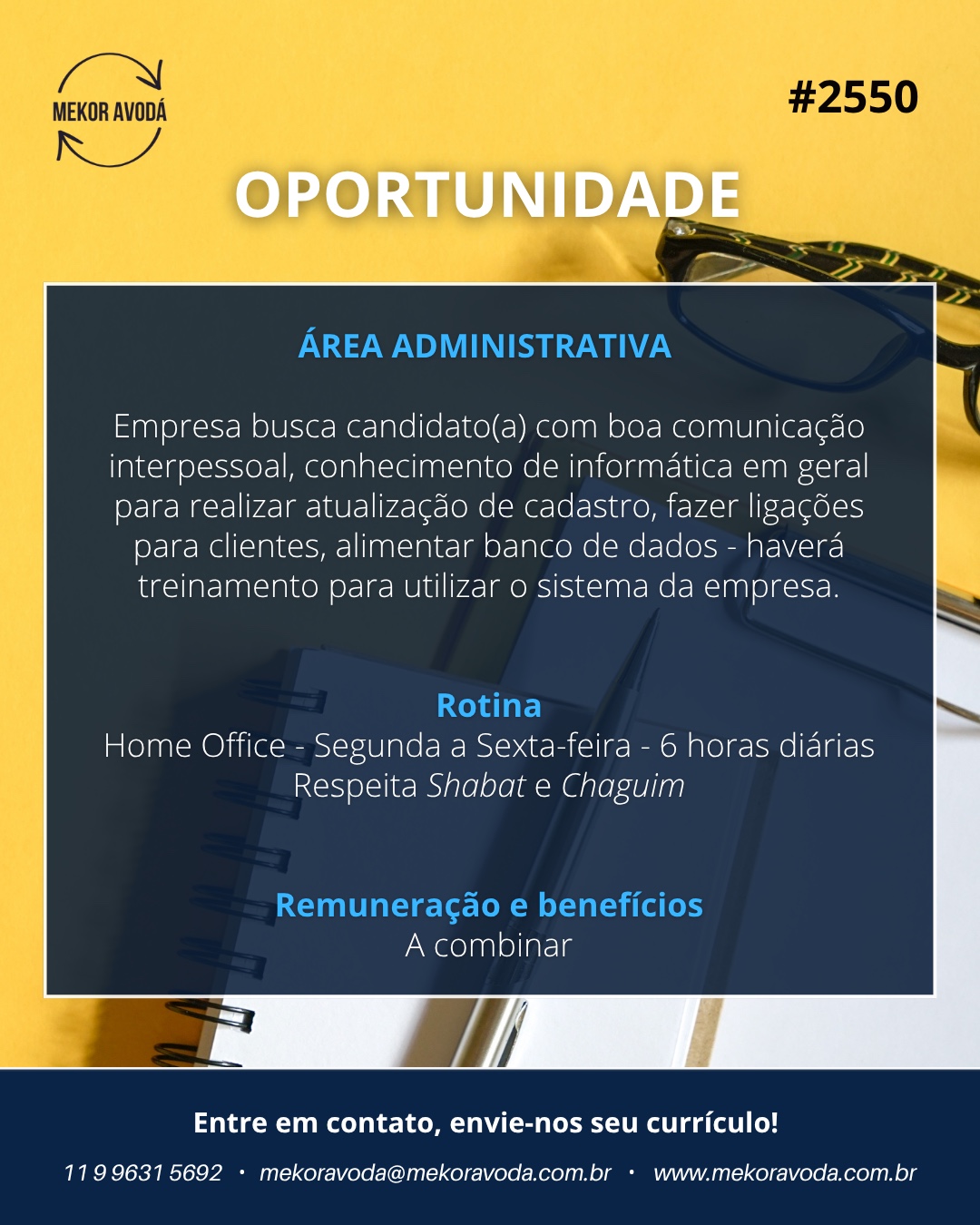 2550 – Área Administrativa