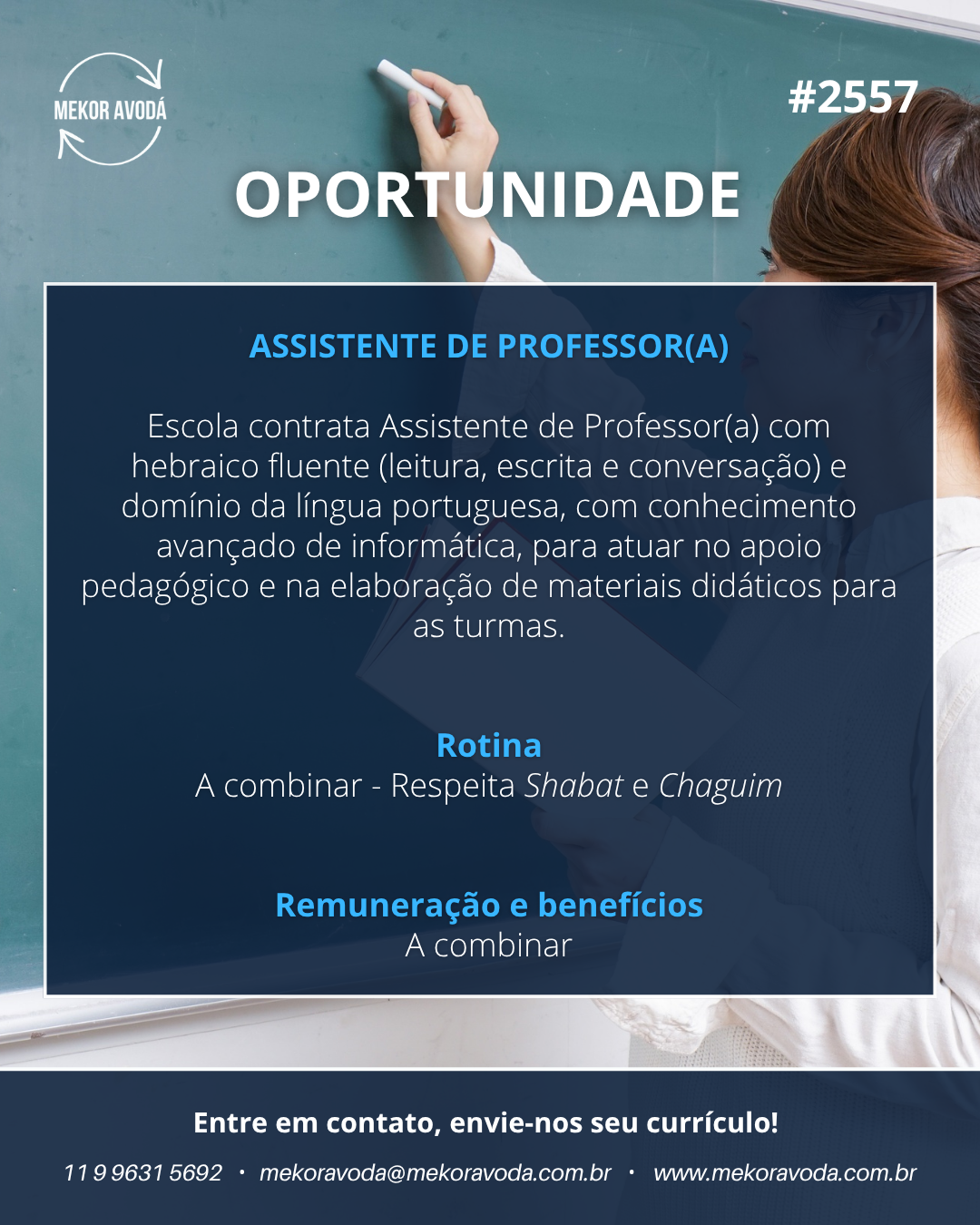 2557 – Assistente de Professor(a)