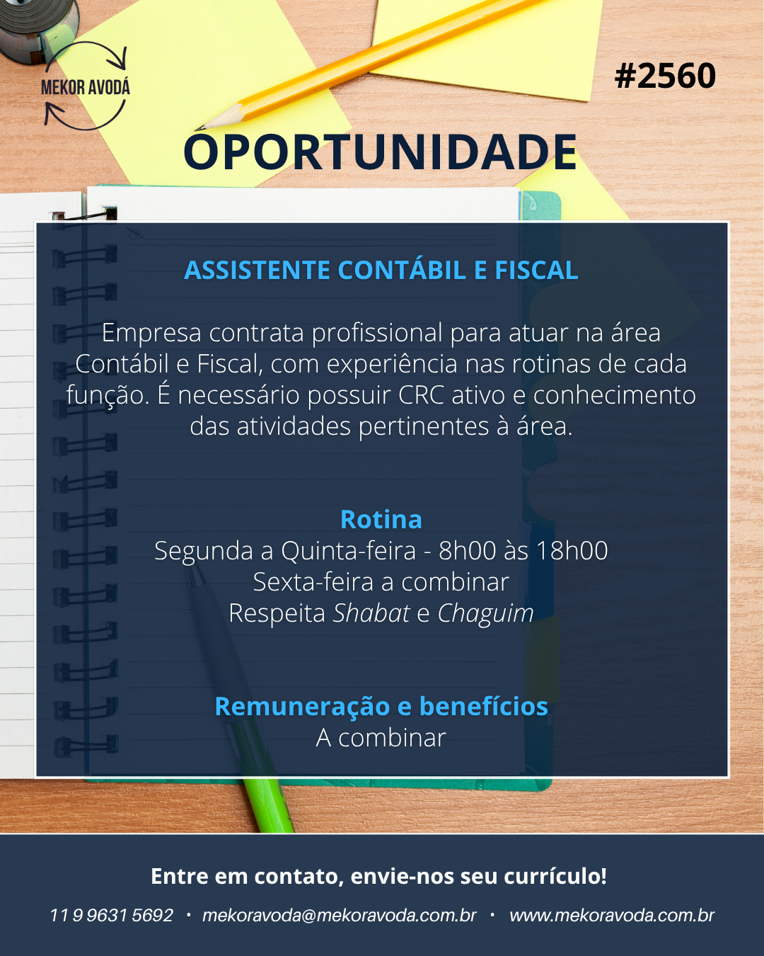 2560 –  Assistente Contábil e Fiscal